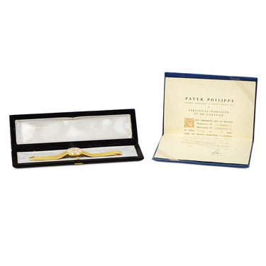 腕時計 パテックフィリップ PATEK PHILIPPE カラトラバ 3445/6 自動巻き メンズ OH済 K18YG無垢 デイト スモールセコンド ヴィンテージ