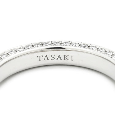 タサキ TASAKI バランス シグネチャー ダイヤ RPI-4537-18KWG ホワイトゴールド K18WG パール リング 指輪 AU750 WG あこや真珠 5P 5粒 14号
