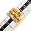 ブルガリ BVLGARI スピーガ ダイヤリング イエローゴールド K18YG ダイヤモンド リング 指輪 スピガ スネーク 750 18K 18金 YG 14号