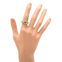 ブルガリ BVLGARI パレンテシ リング イエローゴールド×シルバー K18YG ステンレス リング 指輪 18K 750 18金 K18YG×SS コンビ 9号