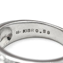 ミキモト MIKIMOTO ルビー ダイヤモンド レッド×ホワイトゴールド K18WG ダイヤモンド ルビー リング 指輪 MIKIMOTO 赤 レッド Au750 18K 18金 パヴェ ワイド 幅広 8.5号
