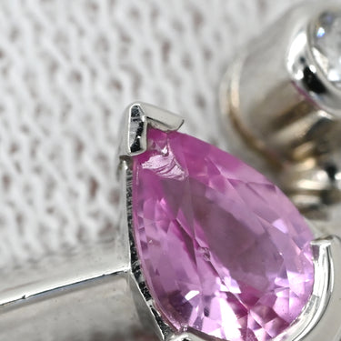 カルティエ Cartier メリメロ ピンク×プラチナシルバー Pt950 ダイヤモンド ピンクサファイア #49(JP9) リング 指輪 ピンクサファイア ダイヤモンド 8.5号