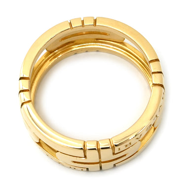 ブルガリ BVLGARI パレンテシ オープンワーク ラージ イエローゴールド K18YG #62(JP22) リング 指輪 750 18K 18金 21号