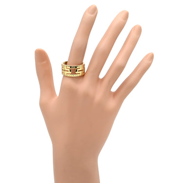 ブルガリ BVLGARI パレンテシ オープンワーク ラージ イエローゴールド K18YG #62(JP22) リング 指輪 750 18K 18金 21号