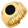 ブルガリ BVLGARI ブルガリブルガリ トゥボガス ブラック×イエローゴールド K18YG オニキス リング 指輪 18K 18金 オニキス 11号