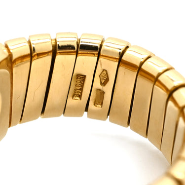 ブルガリ BVLGARI ブルガリブルガリ トゥボガス ブラック×イエローゴールド K18YG オニキス リング 指輪 18K 18金 オニキス 11号