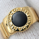 ブルガリ BVLGARI ブルガリブルガリ トゥボガス ブラック×イエローゴールド K18YG オニキス リング 指輪 18K 18金 オニキス 11号