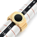 ブルガリ BVLGARI ブルガリブルガリ トゥボガス ブラック×イエローゴールド K18YG オニキス リング 指輪 18K 18金 オニキス 11号