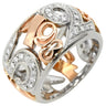 フランクミュラー FRANCK MULLER タリスマン ピンクゴールド×ホワイトゴールド K18PG K18WG ダイヤモンド リング 指輪 18K 750 数字 ダイヤモンド お守り 20号