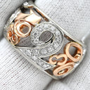 フランクミュラー FRANCK MULLER タリスマン ピンクゴールド×ホワイトゴールド K18PG K18WG ダイヤモンド リング 指輪 18K 750 数字 ダイヤモンド お守り 20号