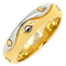 ブルガリ BVLGARI オンダリング イエローゴールド×ホワイトゴールド K18YG K18WG リング 指輪 750 18金 YG WG コンビ 13.5号