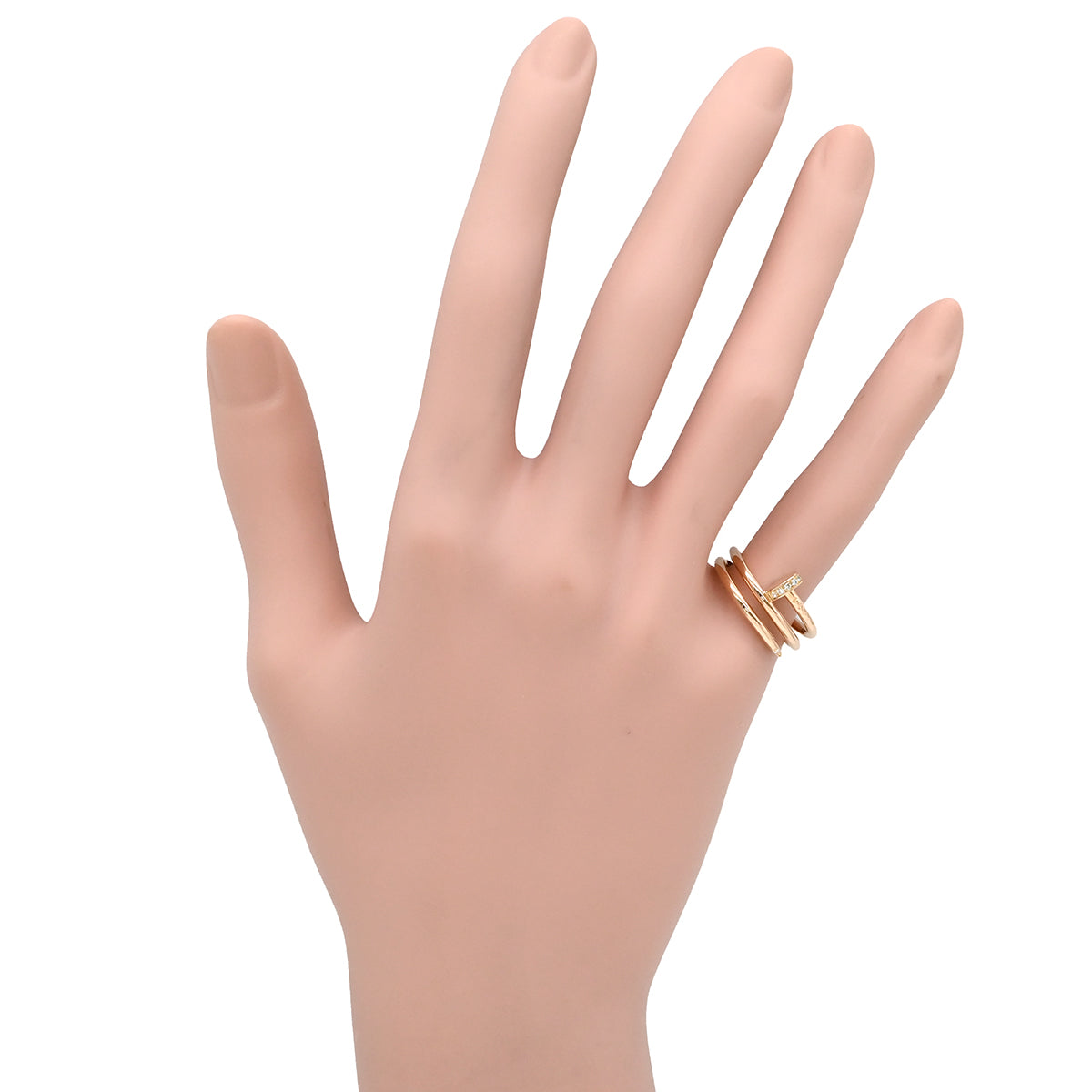 カルティエ Cartier ジュストアンクル ダブル ダイヤ B4210800 ピンク