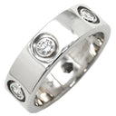 カルティエ Cartier ラブリング フルダイヤ B4026000 ホワイトゴールド K18WG ダイヤモンド #50(JP10) リング 指輪 LOVE Ring 750WG 6Pダイヤモンド 10号