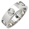 カルティエ Cartier ラブリング フルダイヤ B4026000 ホワイトゴールド K18WG ダイヤモンド #50(JP10) リング 指輪 LOVE Ring 750WG 6Pダイヤモンド 10号