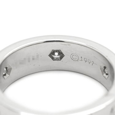 カルティエ Cartier ラブリング フルダイヤ B4026000 ホワイトゴールド K18WG ダイヤモンド #50(JP10) リング 指輪 LOVE Ring 750WG 6Pダイヤモンド 10号