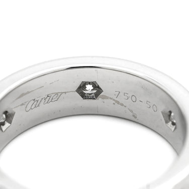 カルティエ Cartier ラブリング フルダイヤ B4026000 ホワイトゴールド K18WG ダイヤモンド #50(JP10) リング 指輪 LOVE Ring 750WG 6Pダイヤモンド 10号