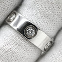 カルティエ Cartier ラブリング フルダイヤ B4026000 ホワイトゴールド K18WG ダイヤモンド #50(JP10) リング 指輪 LOVE Ring 750WG 6Pダイヤモンド 10号