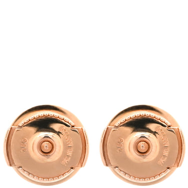 エルメス HERMES エクスリブリス TPM ローズゴールド K18PG ピアス ピンクゴールド Au750 18K PG