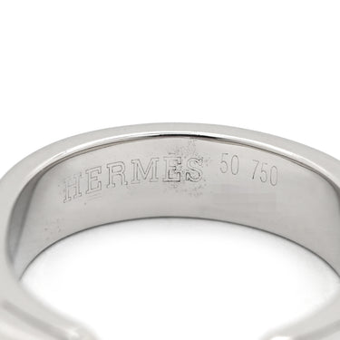 エルメス HERMES トゥーユー ホワイトゴールド K18WG #50(JP10) リング 指輪 750 18K WG 8号