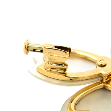 ヴァンクリーフアーペル Van Cleef & Arpels ローズ ド ノエル ミディアム VCARA53400 パールホワイトXイエローゴールド K18YG ダイヤモンド マザーオブパール ブローチ 750YG 18K シェル ダイヤモンド