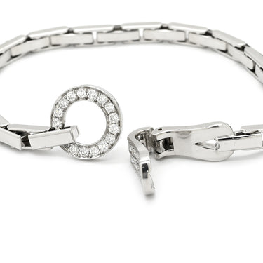 カルティエ Cartier アグラフ ダイヤ Ｎ4208853 ホワイトゴールド K18WG ダイヤモンド ブレスレット 750 18K WG 18金