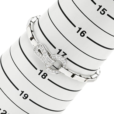 カルティエ Cartier アグラフ ダイヤ Ｎ4208853 ホワイトゴールド K18WG ダイヤモンド ブレスレット 750 18K WG 18金