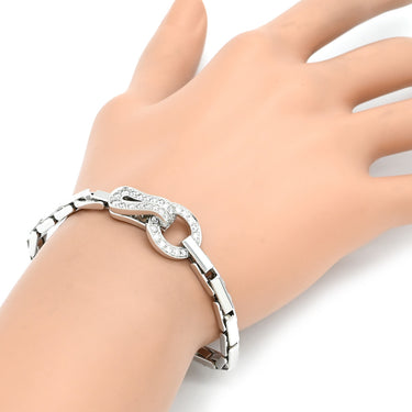 カルティエ Cartier アグラフ ダイヤ Ｎ4208853 ホワイトゴールド K18WG ダイヤモンド ブレスレット 750 18K WG 18金