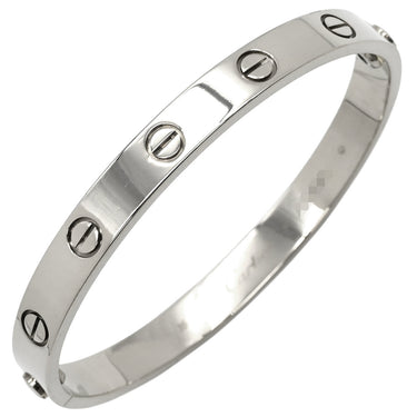 カルティエ Cartier LOVE ラブブレスレット 旧型 ホワイトゴールド K18WG #16 ブレスレット 750WG 18K 18金 バングル