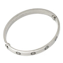 カルティエ Cartier LOVE ラブブレスレット 旧型 ホワイトゴールド K18WG #16 ブレスレット 750WG 18K 18金 バングル