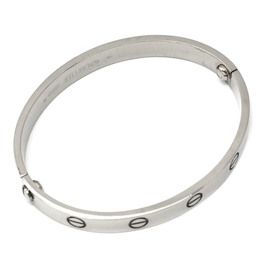 カルティエ Cartier LOVE ラブブレスレット 旧型 ホワイトゴールド K18WG #16 ブレスレット 750WG 18K 18金 バングル