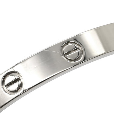 カルティエ Cartier LOVE ラブブレスレット 旧型 ホワイトゴールド K18WG #16 ブレスレット 750WG 18K 18金 バングル