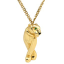 カルティエ Cartier パンテール ドゥ カルティエ ネックレス イエローゴールド K18YG オニキス ツァボライト ネックレス Cartier パンサー 750 18K YG