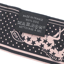 エルメス HERMES ツイリー ブラック×ホワイト×ヴューローズ シルク スカーフ 新品 未使用 【シュヴァル ドゥ クール バンダナ】
