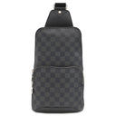 ルイヴィトン LOUIS VUITTON アヴェニュー スリングバッグ N41719 ダミエグラフィット ダミエグラフィットキャンバス ボディバッグ シルバー金具