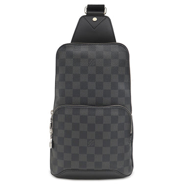 ルイヴィトン LOUIS VUITTON アヴェニュー スリングバッグ N41719 ダミエグラフィット ダミエグラフィットキャンバス ボディバッグ シルバー金具