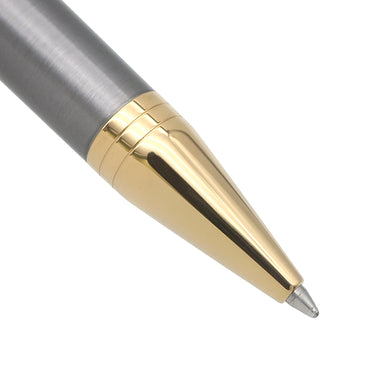 パーカー PARKER インジェニュイティ グレイGT ラッカー ゴールドPVD ボールペン ゴールド M(中字) 1.0 ツイスト式 矢羽クリップ 黒インク 筆記確認済