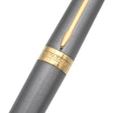 パーカー PARKER インジェニュイティ グレイGT ラッカー ゴールドPVD ボールペン ゴールド M(中字) 1.0 ツイスト式 矢羽クリップ 黒インク 筆記確認済