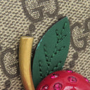 グッチ GUCCI GGスプリーム キャンバス ミニバッグ 481291 ベージュ×ハイビスカスレッド GGスプリームキャンバス ショルダーバッグ ゴールド金具 チェリー さくらんぼ 付き
