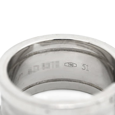 カルティエ Cartier C2 ダイヤモンド LM ホワイトゴールド K18WG ダイヤモンド #51(JP11) リング 指輪 ワイド Cドゥ 2C Au750 18K WG 11号