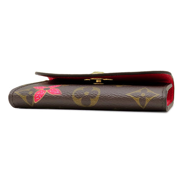 ルイヴィトン LOUIS VUITTON ポルトモネ ロザリ M12220 モノグラム×キャンディレッド モノグラムキャンバス コインケース ゴールド金具 茶 赤 小銭入れ ヴィヴィエンヌ