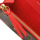 ルイヴィトン LOUIS VUITTON ポルトモネ ロザリ M12220 モノグラム×キャンディレッド モノグラムキャンバス コインケース ゴールド金具 茶 赤 小銭入れ ヴィヴィエンヌ