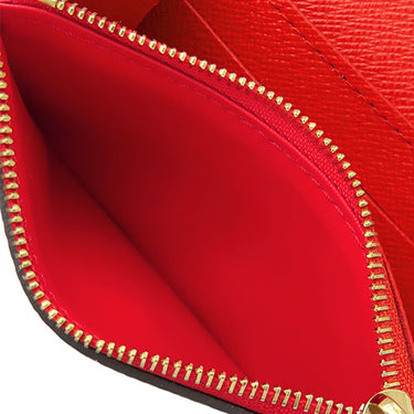 ルイヴィトン LOUIS VUITTON ポルトモネ ロザリ M12220 モノグラム×キャンディレッド モノグラムキャンバス コインケース ゴールド金具 茶 赤 小銭入れ ヴィヴィエンヌ