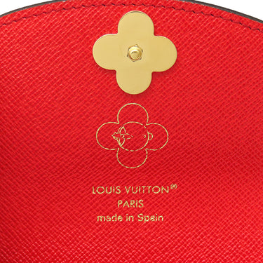 ルイヴィトン LOUIS VUITTON ポルトモネ ロザリ M12220 モノグラム×キャンディレッド モノグラムキャンバス コインケース ゴールド金具 茶 赤 小銭入れ ヴィヴィエンヌ