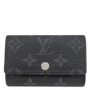 ルイヴィトン LOUIS VUITTON ミュルティクレ6 M82603 モノグラムエクリプス モノグラムエクリプス キーケース シルバー金具 黒 グレー
