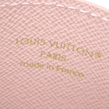 ルイヴィトン LOUIS VUITTON ポルト カルト LV チャーム M83585 モノグラム×ローズバレリーヌ モノグラムキャンバス カードケース ゴールド金具 カード入れ