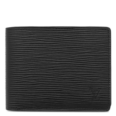 ルイヴィトン LOUIS VUITTON ポルトフォイユ ミュルティプル M60662 ノワール エピレザー 二つ折り財布 黒 札入れ