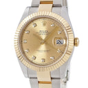 腕時計 ロレックス ROLEX デイトジャスト 41 126333G ランダム番 自動巻き メンズ ランダム番 K18YG×SS コンビ 純正10Pダイヤ シャンパン
