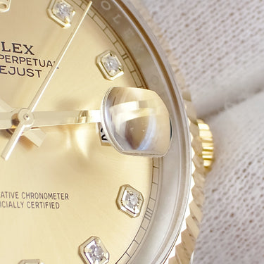 腕時計 ロレックス ROLEX デイトジャスト 41 126333G ランダム番 自動巻き メンズ ランダム番 K18YG×SS コンビ 純正10Pダイヤ シャンパン