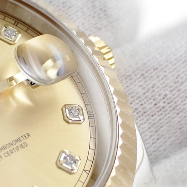 腕時計 ロレックス ROLEX デイトジャスト 41 126333G ランダム番 自動巻き メンズ ランダム番 K18YG×SS コンビ 純正10Pダイヤ シャンパン