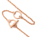 エルメス HERMES ミニマイヨン PM ペンダント マロングラッセ GP エナメル ネックレス ローズゴールド金具 PG金具 シェーヌダンクルモチーフ 新品 未使用